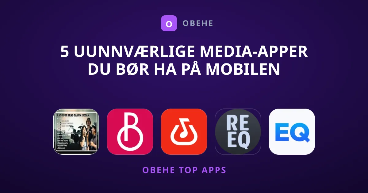 5 Uunnværlige Media-apper Du Bør Ha På Mobilen